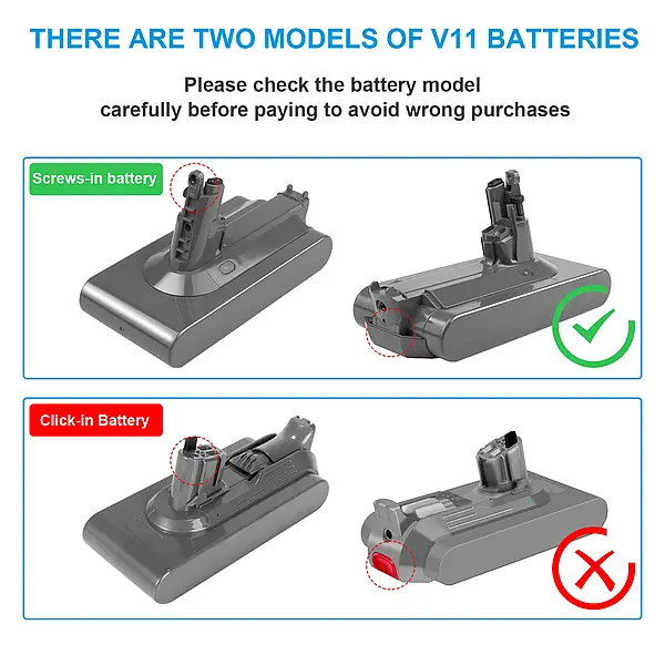 (image for) Battery (Screw-In) - For Dyson V11 (SV14) Models
