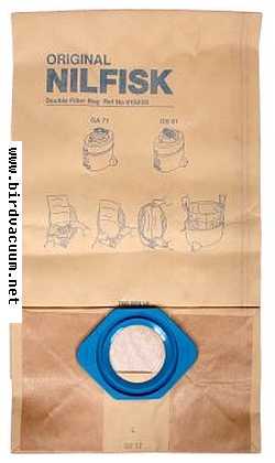 Nilfisk GA71 GS81 Paper Dustbags