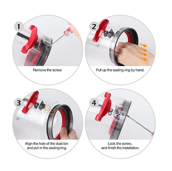 (image for) Dyson V10 (SV12) Dustbin Upper Seal Ring